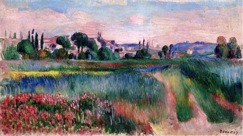 FIGURA 9: e Paisagem (1885), de Pierre-Auguste Renoir.