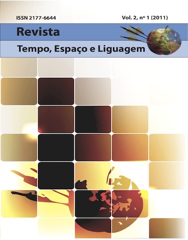 					Visualizar v. 2 n. 1 (2011): Tempo, Espaço e Linguagem (TEL)
				
