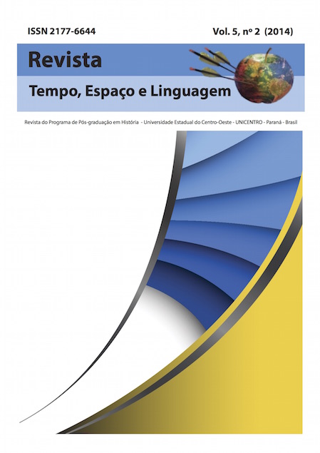 					Visualizar v. 5 n. 2 (2014): Revista Tempo, Espaço e Linguagem
				