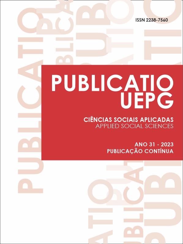 					Visualizar v. 31 n. 1 (2023): Publicatio UEPG: Ciências Sociais Aplicadas
				