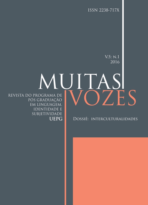 					Visualizar v. 5 n. 1 (2016): Dossiê: Interculturalidades
				