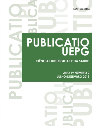 					Ver Vol. 19 Núm. 2: Publicatio UEPG Biológicas e da Saúde
				