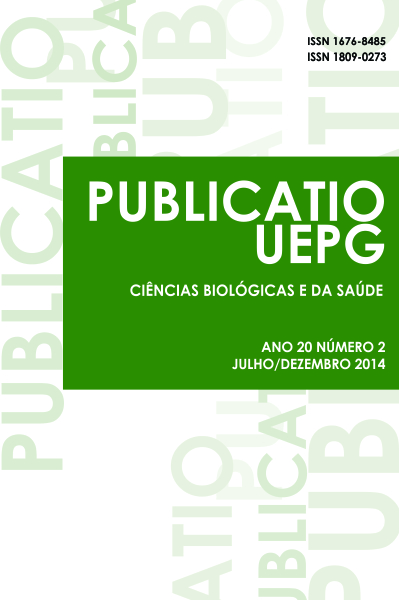 					Visualizar v. 20 n. 2 (2014): Publicatio UEPG Biológicas e da Saúde
				