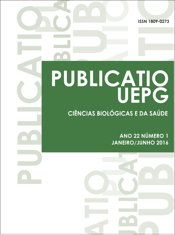 					Visualizar v. 22 n. 1: Revista Publicatio UEPG Ciências Biológicas e da Saúde
				