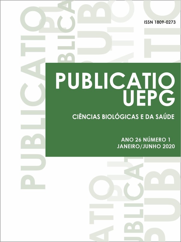 					Visualizar v. 26 n. 1 (2020):  Publicatio UEPG: Ciências Biológicas e da Saúde
				